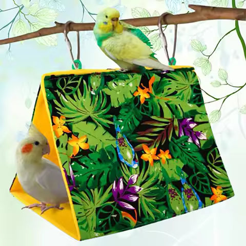 Nid Hamac Durable pour Perroquet et Oiseaux - Habitat Confortable pour Perroquet, Pigeon et Petits Animaux