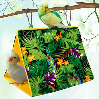 Nid Hamac Durable pour Perroquet et Oiseaux - Habitat Confortable pour Perroquet, Pigeon et Petits Animaux