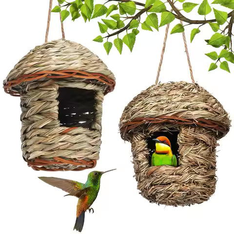Nid d'Oiseau Suspendu Respirant et Durable pour Colibris