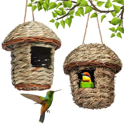 Nid d'Oiseau Suspendu Respirant et Durable pour Colibris