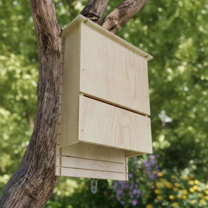 Nichoir à Chauve-Souris en Bois – Abri Extérieur pour Jardin