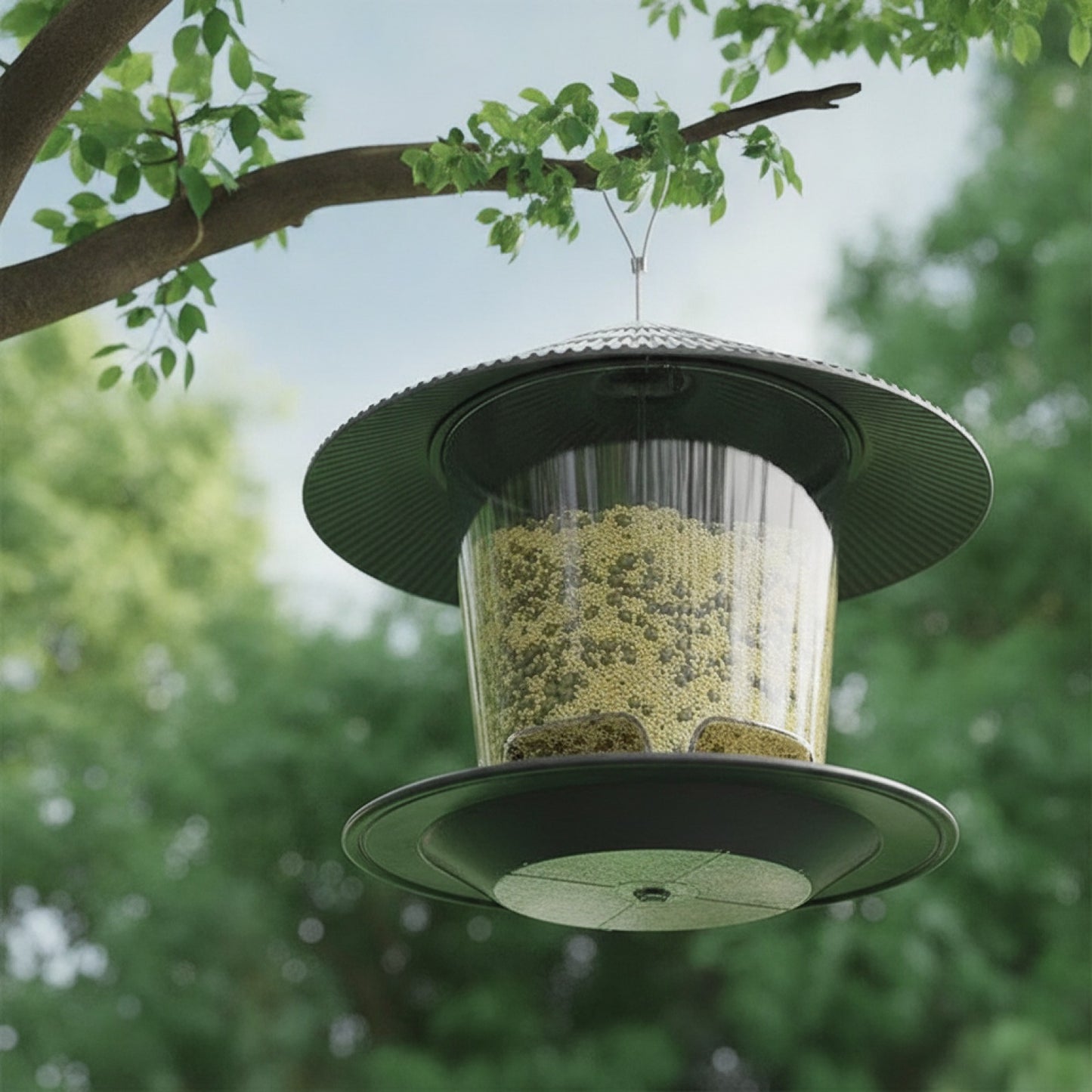 Mangeoire à Oiseaux Suspendue pour Jardin - Design Gazebo Extérieur