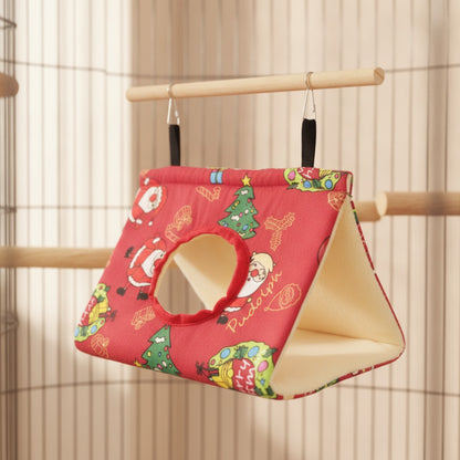 Nid Hamac Chaud pour Perroquet et Perruche - Tente Cabane Douillette pour Cage d'Oiseau