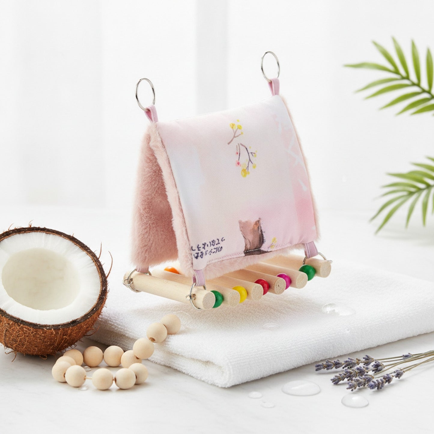 Hamac Douillet et Thermique pour Perroquet et Oiseaux - Nid Doux pour l'Hiver