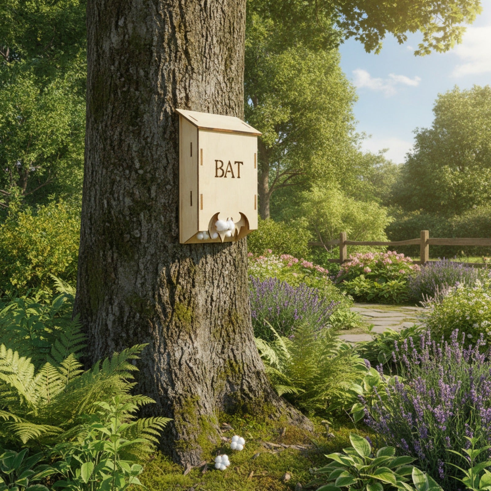 Nichoir en Bois pour Chauves-Souris - Abri Naturel pour Jardin