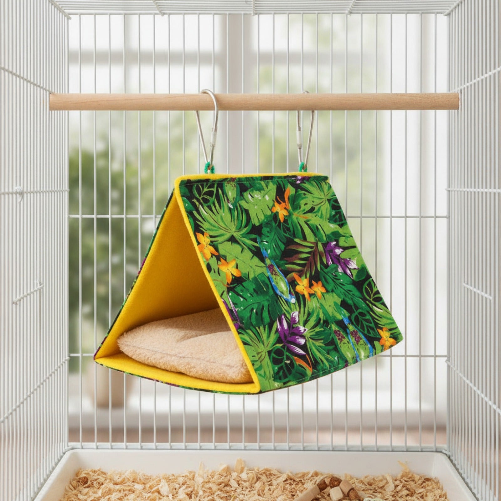 Nid Hamac Durable pour Perroquet et Oiseaux - Habitat Confortable pour Perroquet, Pigeon et Petits Animaux