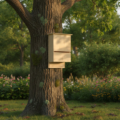 Nichoir à Chauve-Souris en Bois – Abri Extérieur pour Jardin