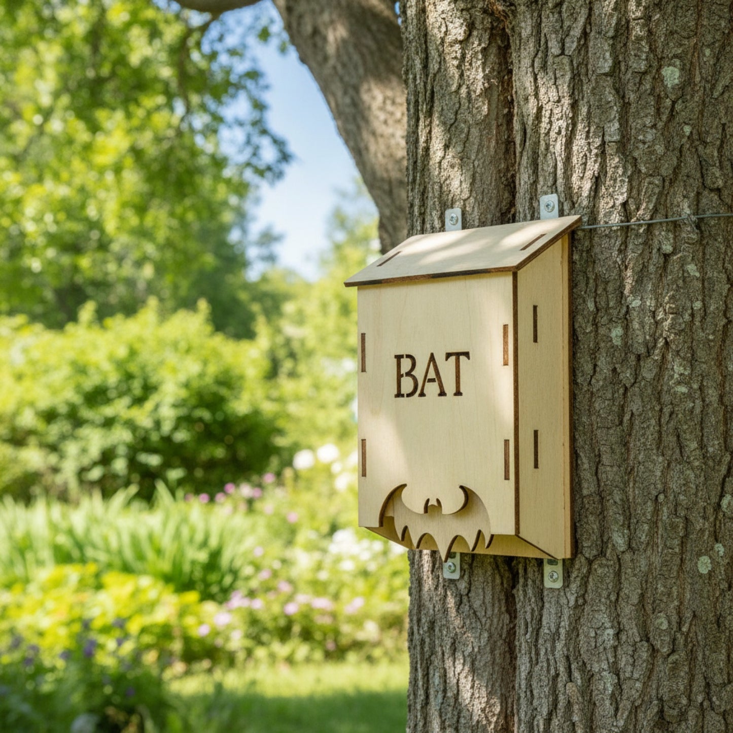 Nichoir en Bois pour Chauves-Souris - Abri Naturel pour Jardin