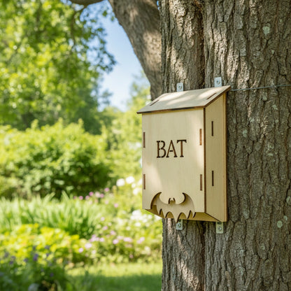 Nichoir en Bois pour Chauves-Souris - Abri Naturel pour Jardin