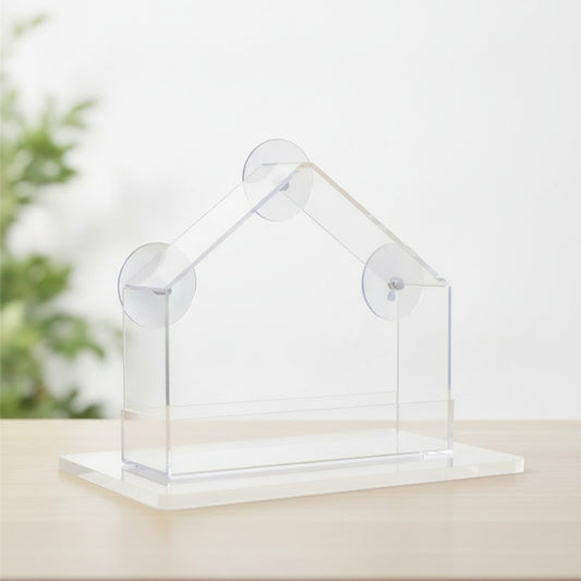 Mangeoire à Oiseaux Transparente avec Ventouse pour Fenêtre - Observation Facile des Oiseaux