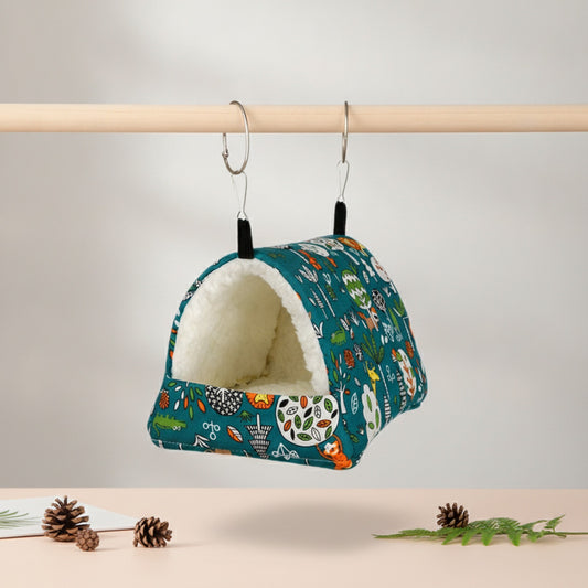 Hamac Chaud pour Petits Animaux : Nid Douillet pour Oiseaux, Hamsters et Écureuils
